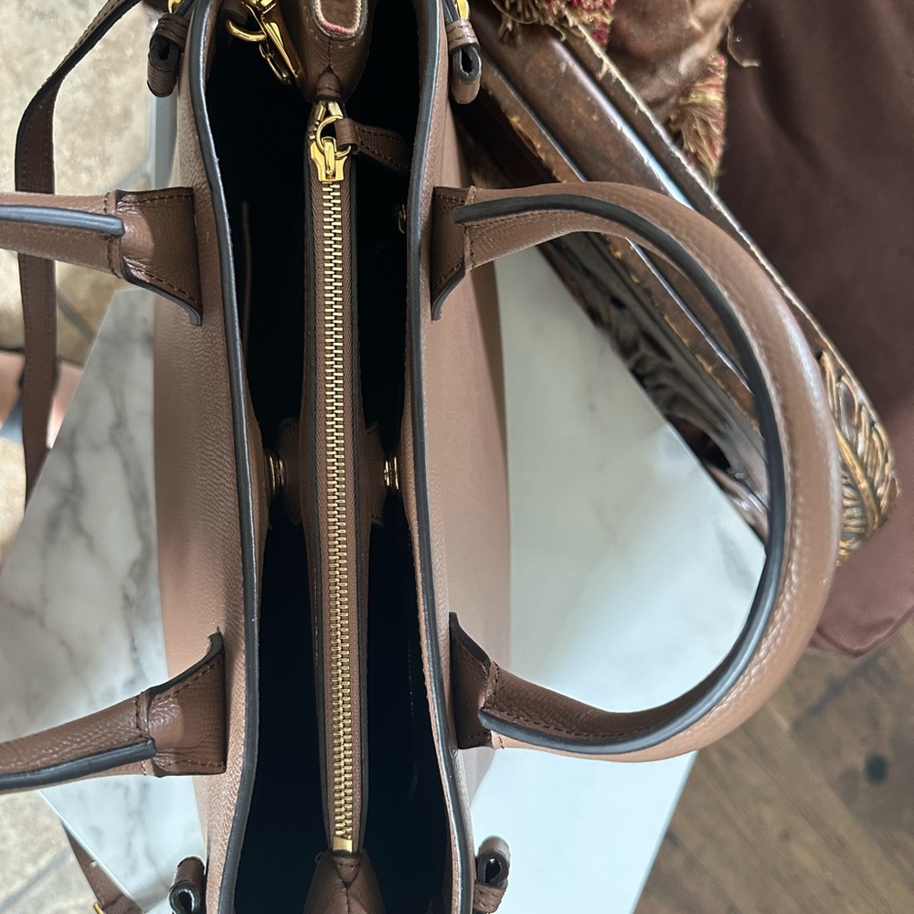 Burberry Dark Sand Banner Bag - Picture 12 of 13